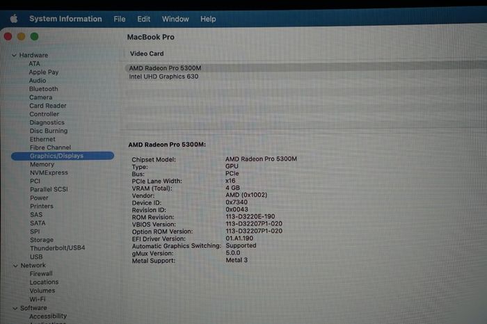 MacBook Pro 16" 2019 32GB | i7-9750H | 512GB | Radeon Pro 5300M 4GB