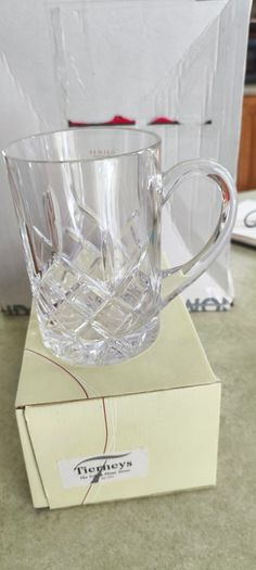 Galway Crystal Tankard boxed in mint condition.