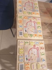 wooden chunky puzzle new