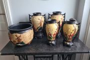 Embossa ware vintage chalk ware