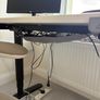 IKEA stand up office desk - electric Image 3