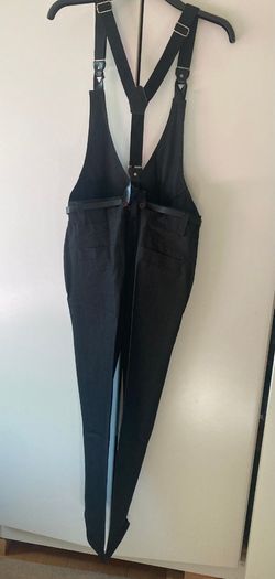 dark grey trousers