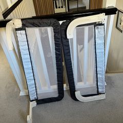Set of two Portable bed safety frames