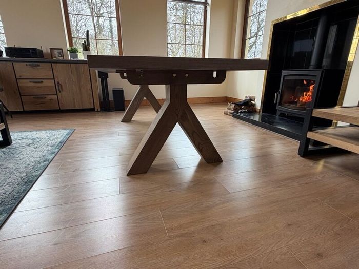 Wooden dining table