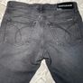 Calvin Klein Mens Slim Fit Black Denim Jeans W34 L30 Image 3