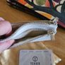 Textier White Patent Leather Coin Purse Image 3