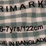 Boys shirts - small green & white squares - size 6-7years - suit shirt - black & white large squares pattern Image 3