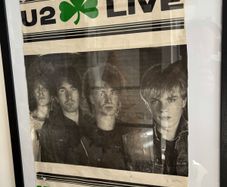 vintage U2 poster rare 1980's