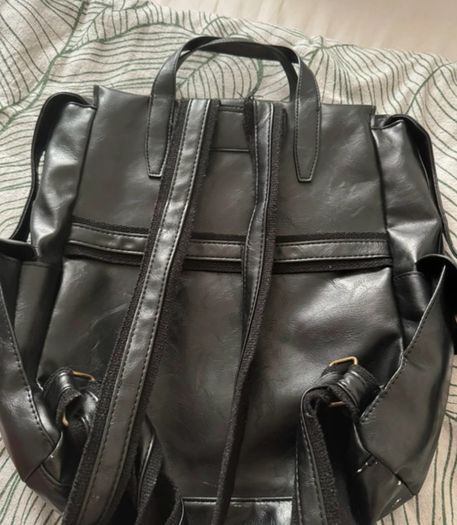 leather backpack