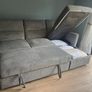 Grey Reversible Corner Sofa Bed with Storage Image 7