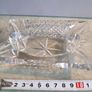 Vintage Recangl Bohmien Crystal Ashtray. Image 3