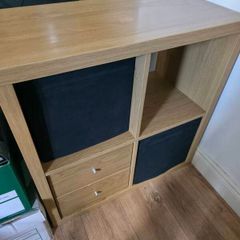 Ikea kallax cube storage 2x2 with drawers