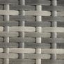 Rattan Side Table, Outdoor Coffee Table with Plastic Board Under the Full Woven Table Top for Patio, Garden, Balcony, Mixed Grey Image 7