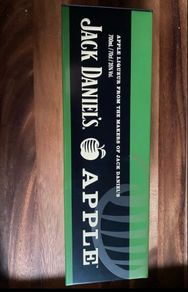 Jack Daniels Apple whiskey empty tin box