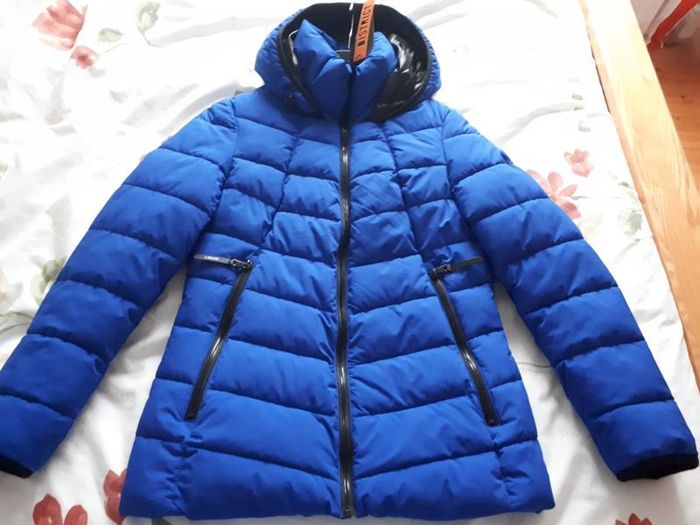 Stunning Quilted Jacket - Dutch brand District- Royal Blue - UK 8 generous - BNWT RRP 129