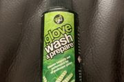 Football glove glu glove wash and prepare