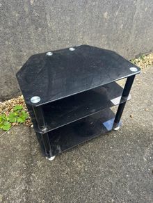 Glass TV Stand