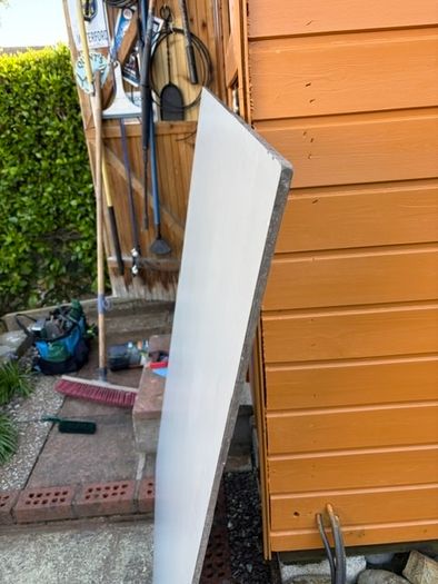 Wooden sheet [Cut for a Subbuteo pitch]
