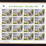 2001 Ireland Irish Motorsport Commemorative Stamp Sheetlet Plate 1A1A1A1A Fine CDS Used with Dublin cancel of 26th April 2001 (First day of issue) on envelope extract Image 5