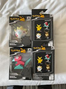 RARE Pokemon Metallic Silver Figures - Series 3 (Togepi & Porygon) - NEW