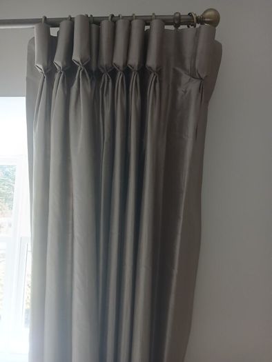 Curtains - 1 Pair and 1 Single curtain