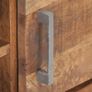TV Cabinet 120x30x40 cm Rough Mango Wood Image 3