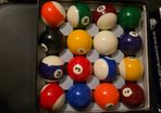 Pool Balls and Clock