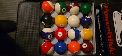 Pool Balls and Clock