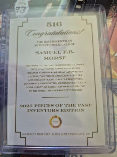relic of the past card