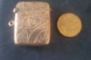 Beautiful antique silver Vesta Case