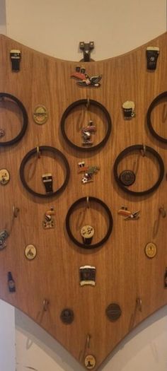 Vintage Wooden Ring Board