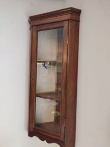 Antique corner display unit