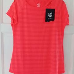 Womens Dare2B Quick Dry TShirt - Size 12 - Fiery Coral - BNWT RRP 30