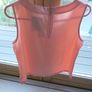 BNWT Peach Summer Tank Top Sz L UK 14 Image 3