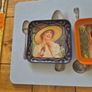 Vintage Style Coca Cola Small Tin Dishes Image 3