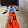 Hotwheels Truck Set with Many Extra Cars Image 5