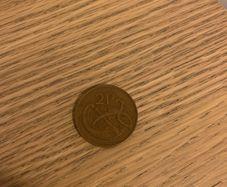1971 Ireland Eire Two Pence 2p Coin