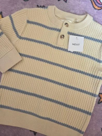 9-12m, With Tags Next Waffle Knit Jumper