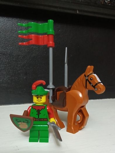 Lego FORESTMAN And HORSE Minifigures Lego Castle Lego Minifigures