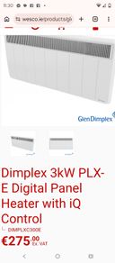 3  x dimplex heaters