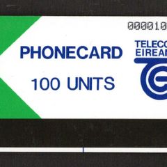 1988 Ireland 100 unit Trial Limerick (Autelca) Call card
