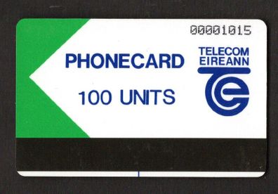 1988 Ireland 100 unit Trial Limerick (Autelca) Call card
