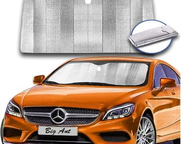 Car Windshield Cover, Car Sun Shade Protection, Interior Sun Shades, Universal Anti Uv Front Folding Sun Shade Sun Visor For Car, 150 X 80 Cm
