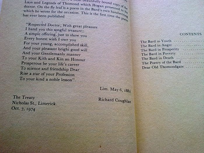 The Bard of Thomond His life and times History of Thomondgate Ireland Limerick