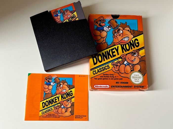 Donkey Kong Classics for Nintendo NES - Boxed