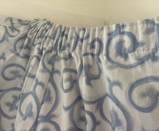 Set of 100% cotton curtains 270cm long