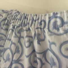 Set of 100% cotton curtains 270cm long