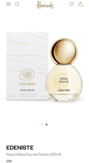 EDENISTE Rose Delice Eau de Parfum (30ml) brand new