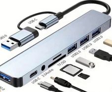 USB Hub for Data Transfer (8 in 1)