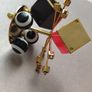 Surrealist Art Brooch Atomic Style Image 2